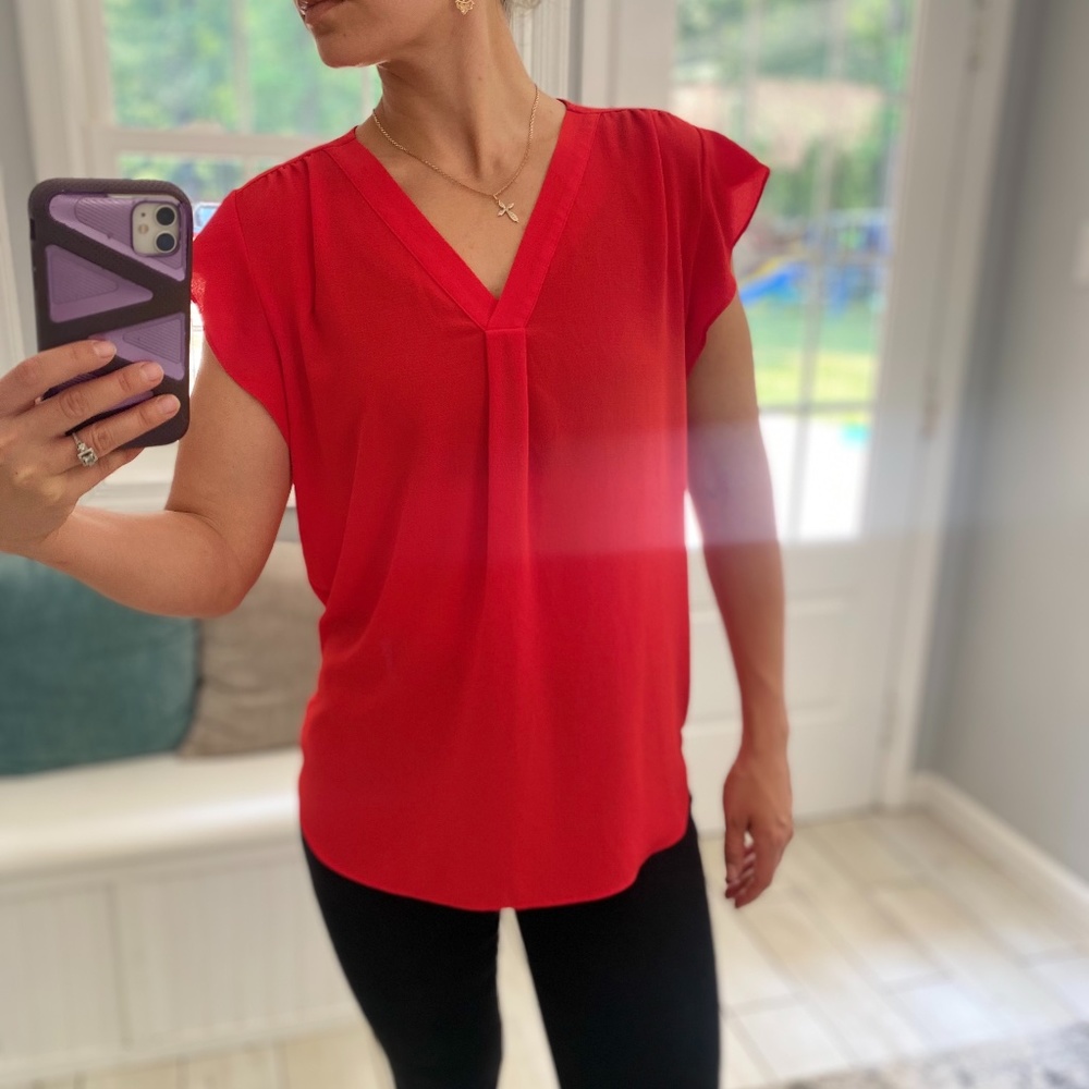 CYNTHIA STEFEE SUMMER RED TOP